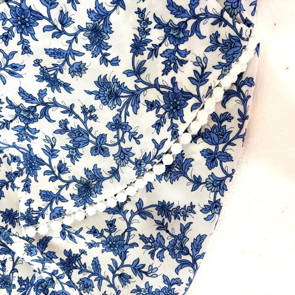 R.Vivimos Summer Floral Print Maxi Short Bell Sleeve Dress Size L - Picture 13 of 15